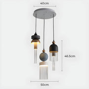 Sherwood Branch Aluminum Chandelier — gallery image 18