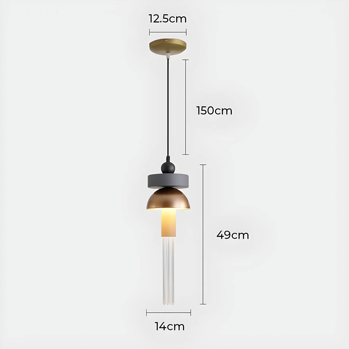 Sherwood Branch Aluminum Chandelier — gallery image 15