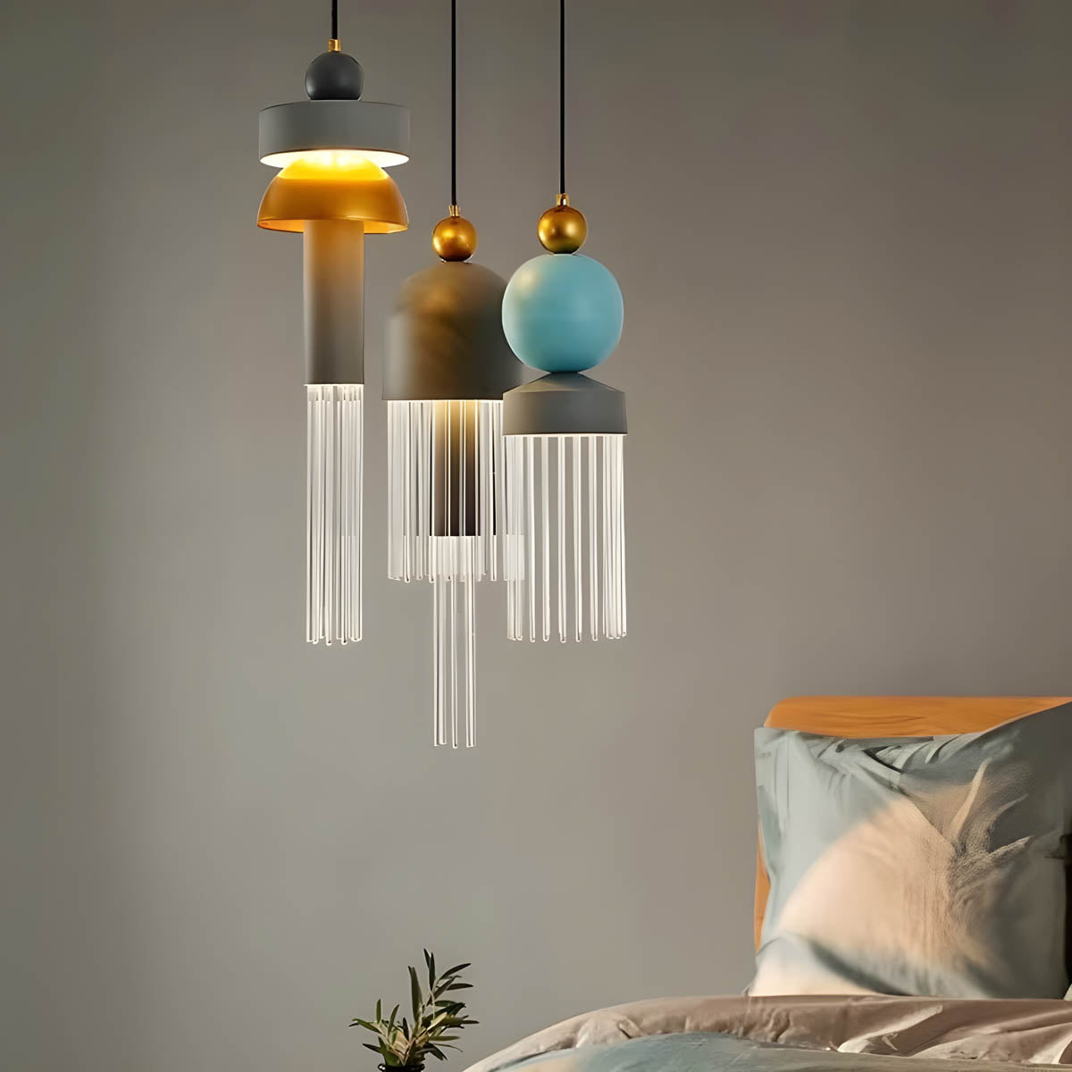Sherwood Branch Aluminum Chandelier — gallery image 7