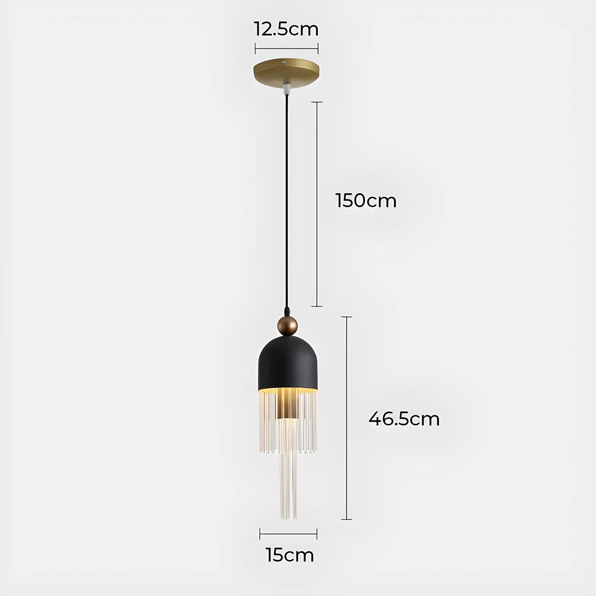Sherwood Branch Aluminum Chandelier — gallery image 14
