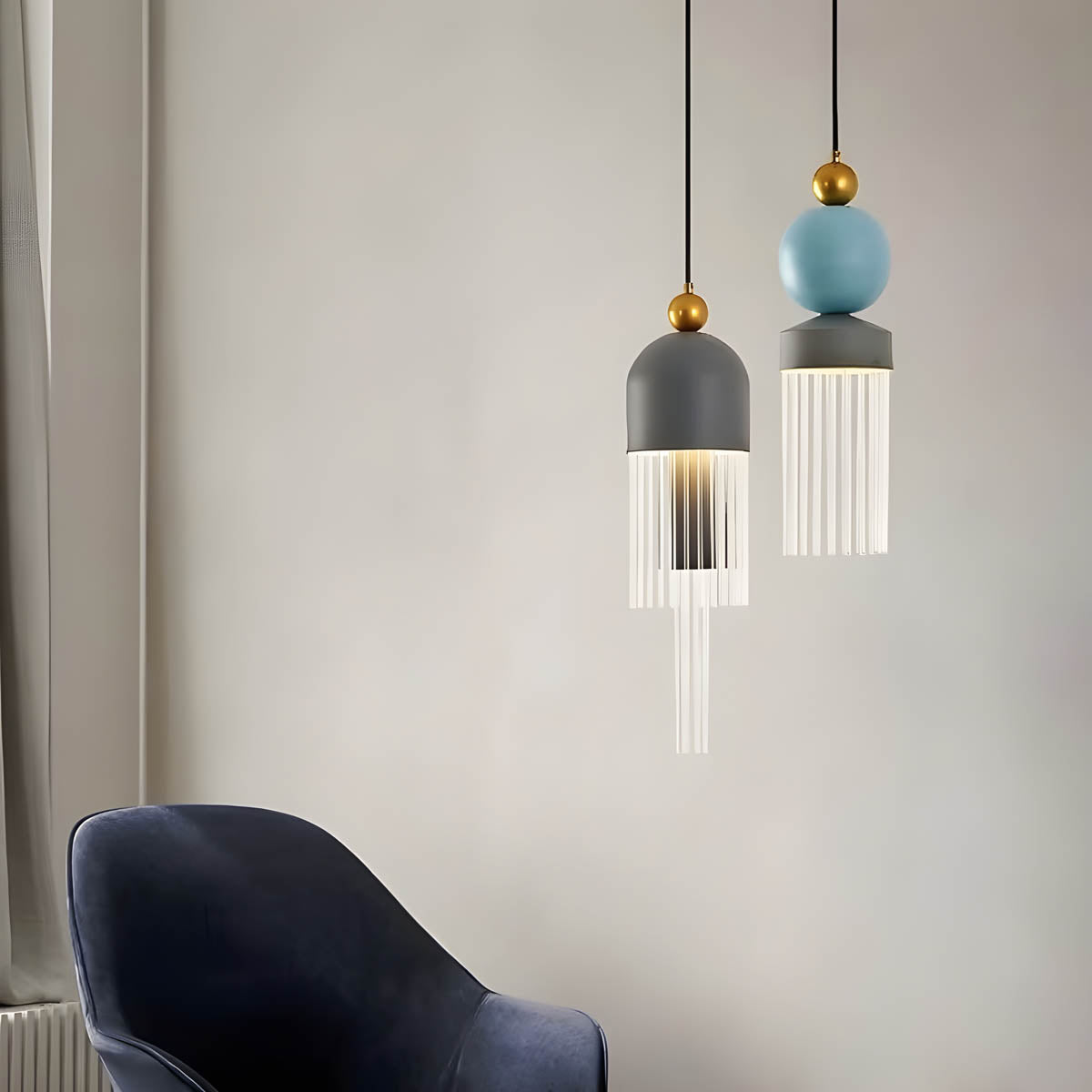 Sherwood Branch Aluminum Chandelier — gallery image 10