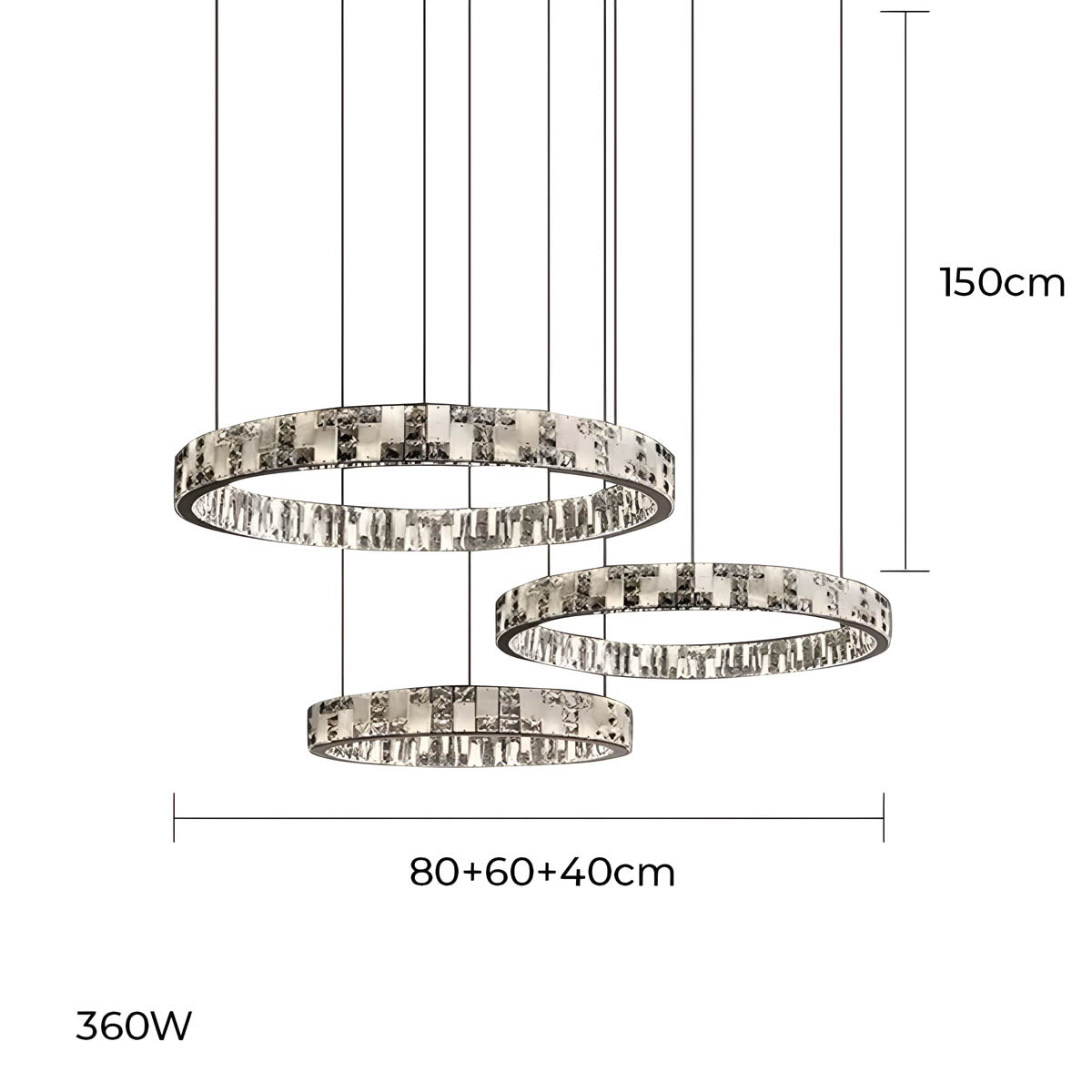 Wickham Branch Marble Chandelier — gallery image 18