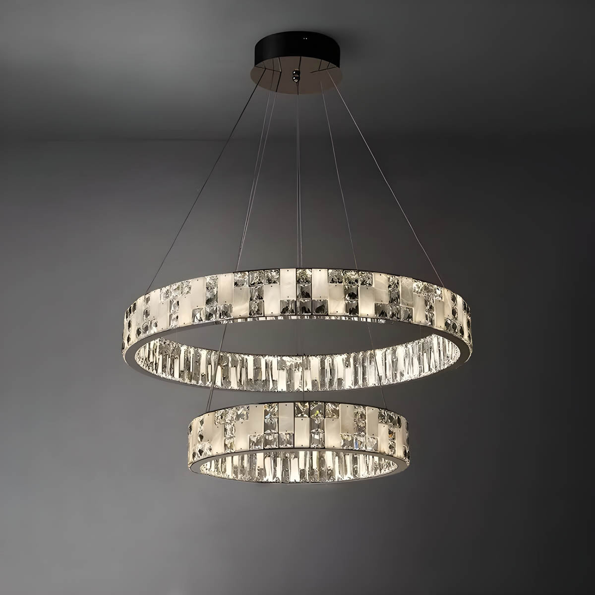 Wickham Branch Marble Chandelier — gallery image 4