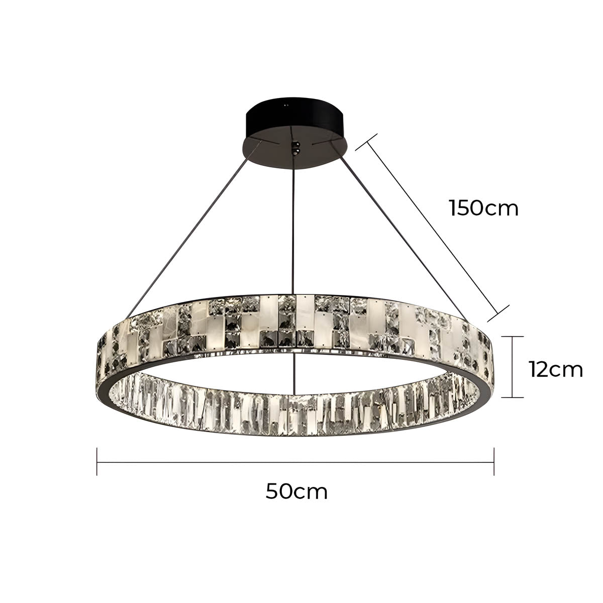 Wickham Branch Marble Chandelier — gallery image 9