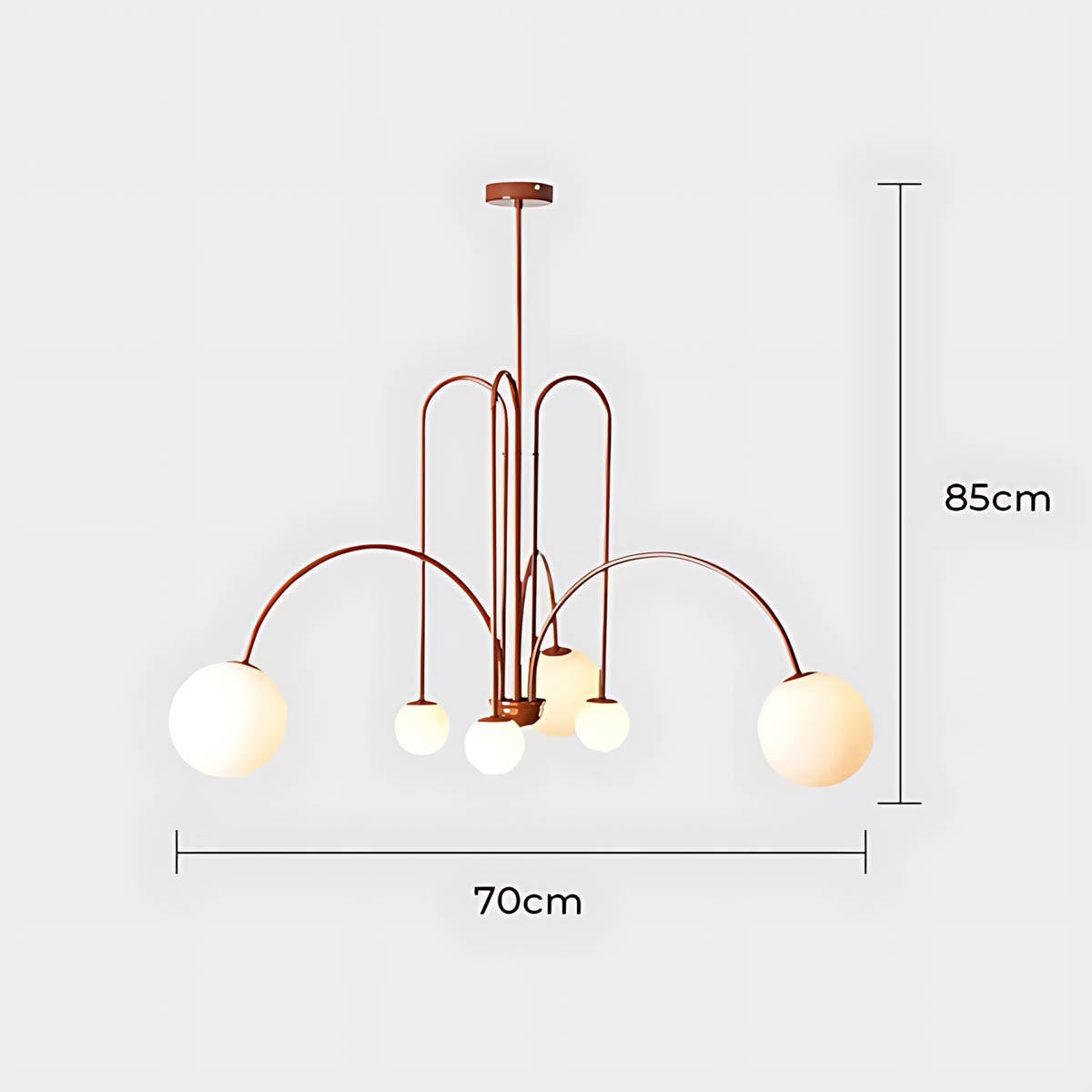 Willoughby Branch Glass Chandelier — gallery image 24