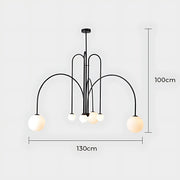 Willoughby Branch Glass Chandelier — gallery image 20