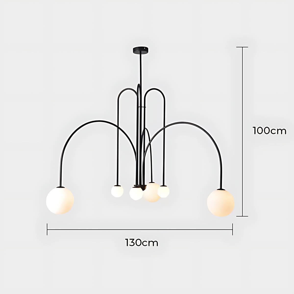 Willoughby Branch Glass Chandelier — gallery image 20