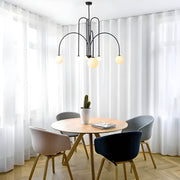 Willoughby Branch Glass Chandelier — gallery image 5