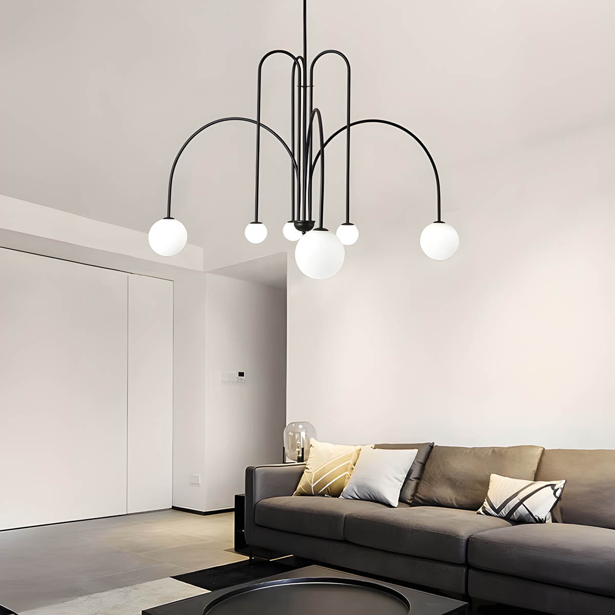 Willoughby Branch Glass Chandelier — gallery image 3