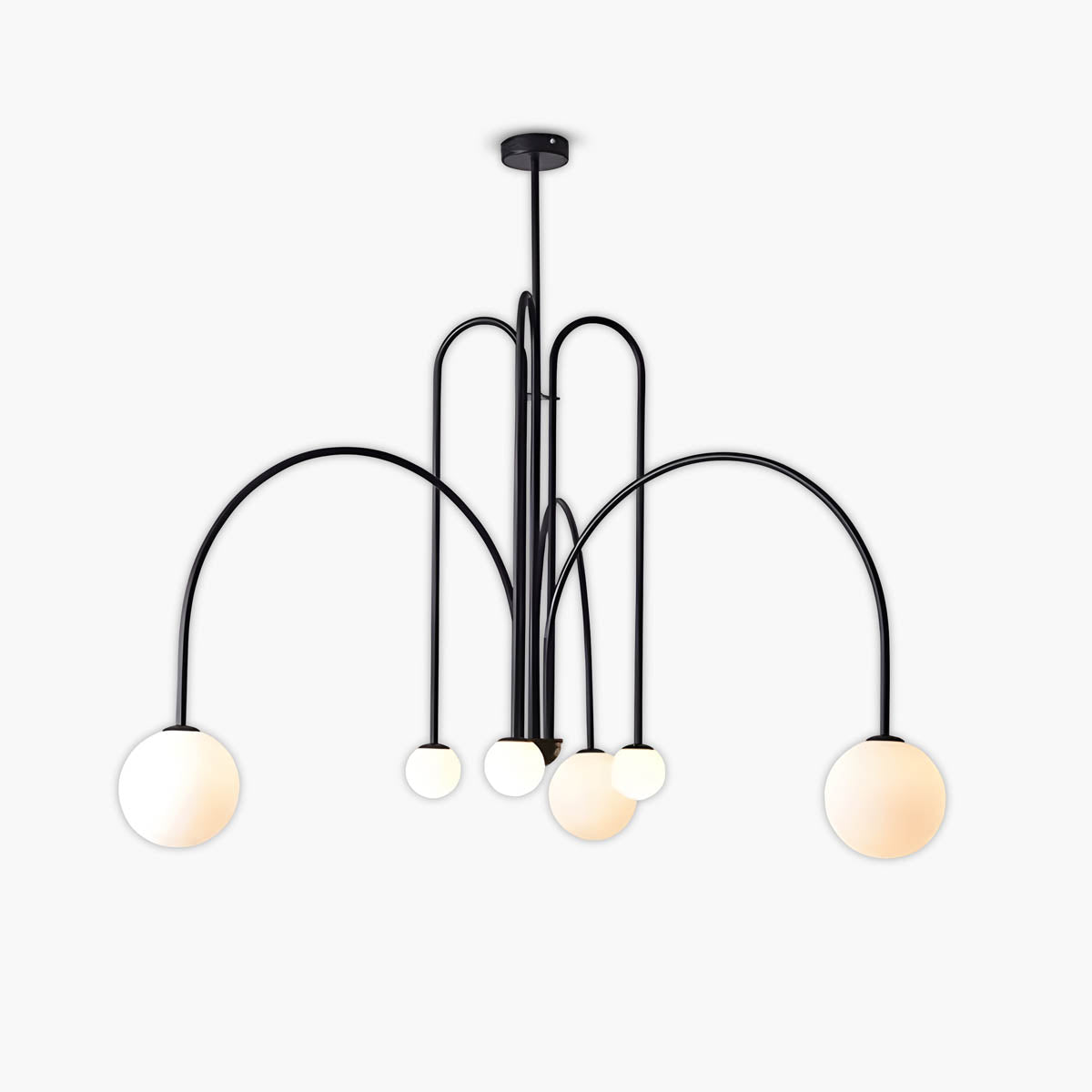 Willoughby Branch Glass Chandelier — gallery image 1