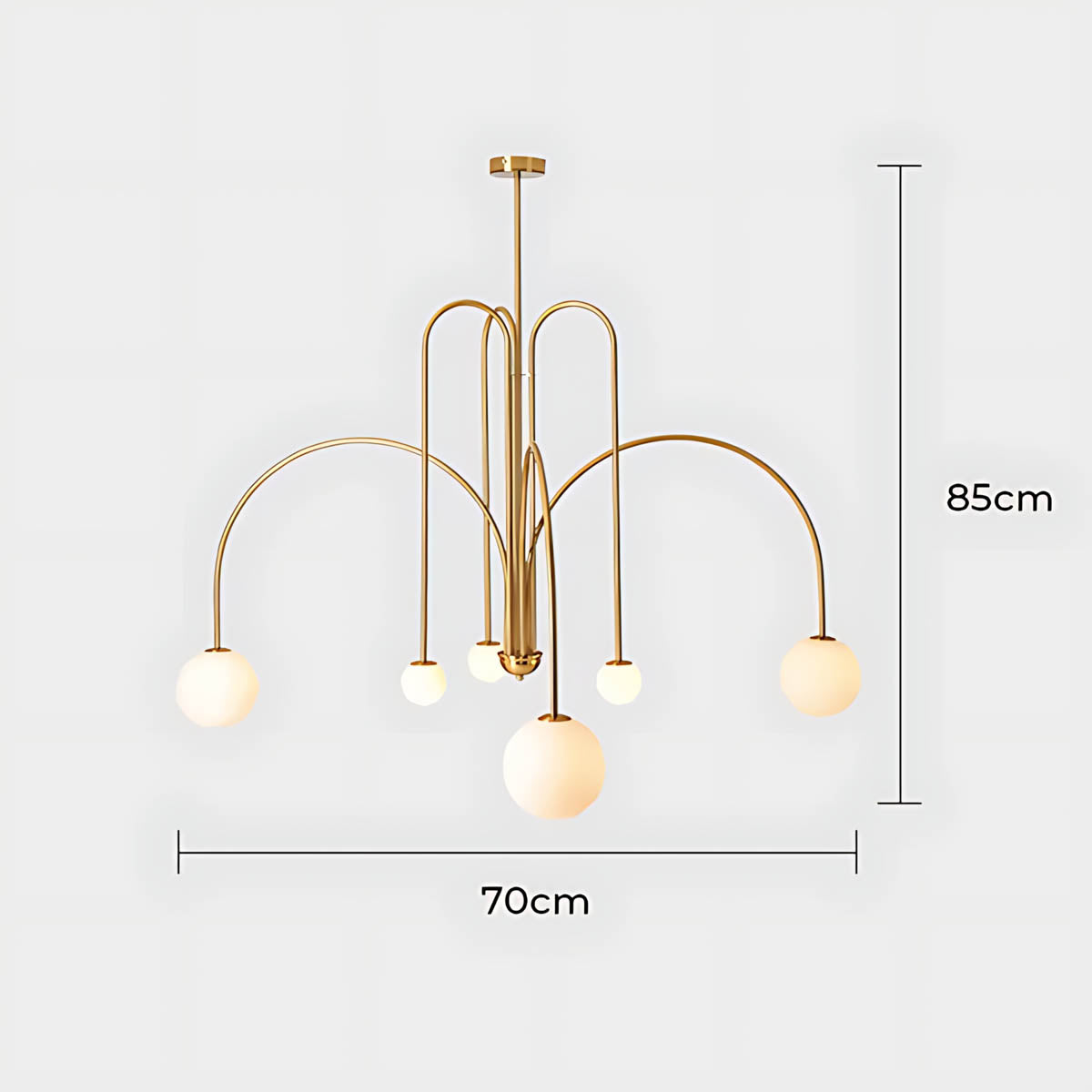 Willoughby Branch Glass Chandelier — gallery image 21