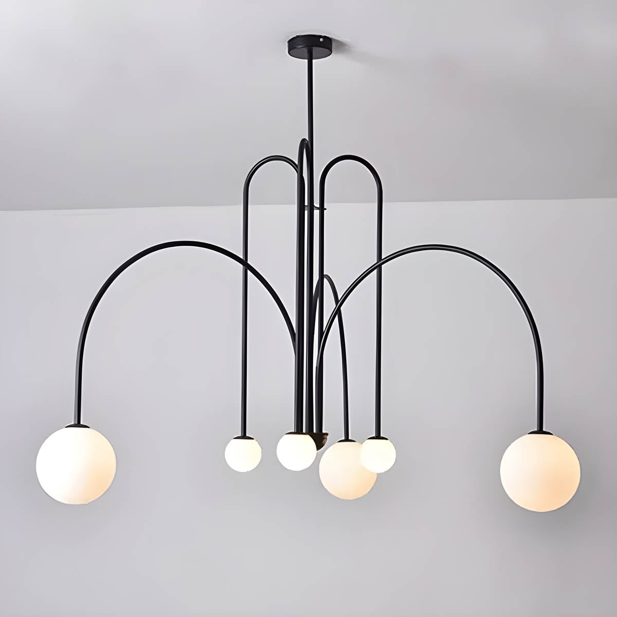 Willoughby Branch Glass Chandelier — gallery image 11