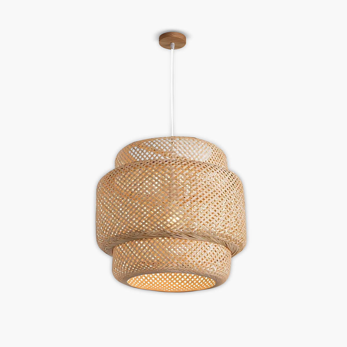 Fairford Branch Bamboo Chandelier — gallery image 1