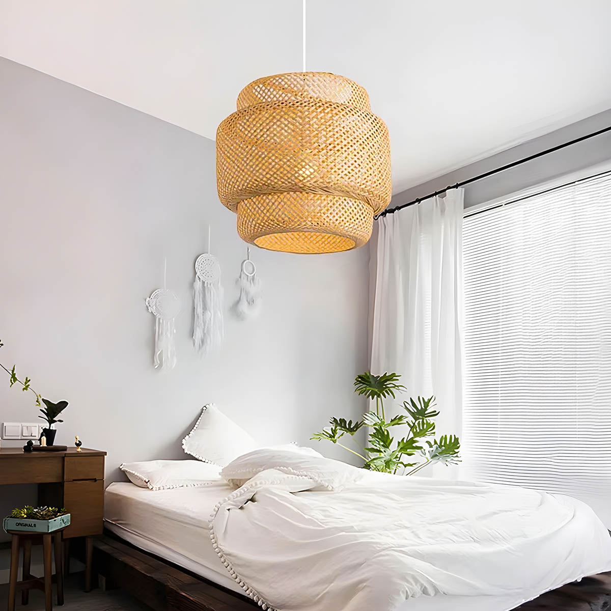 Fairford Branch Bamboo Chandelier — gallery image 5