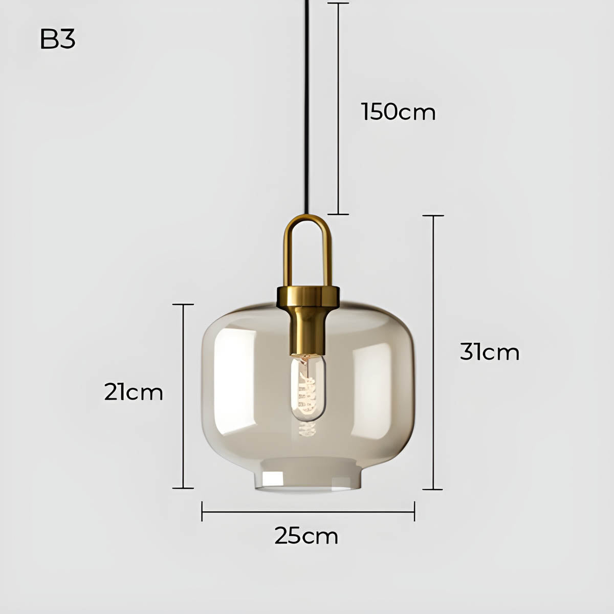 Greenwood Branch Glass Pendant Light — gallery image 25