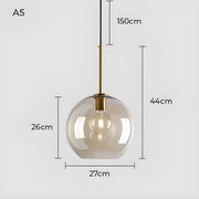 Greenwood Branch Glass Pendant Light — gallery image 21