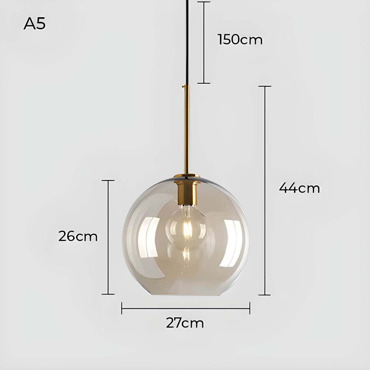 Greenwood Branch Glass Pendant Light — gallery image 21