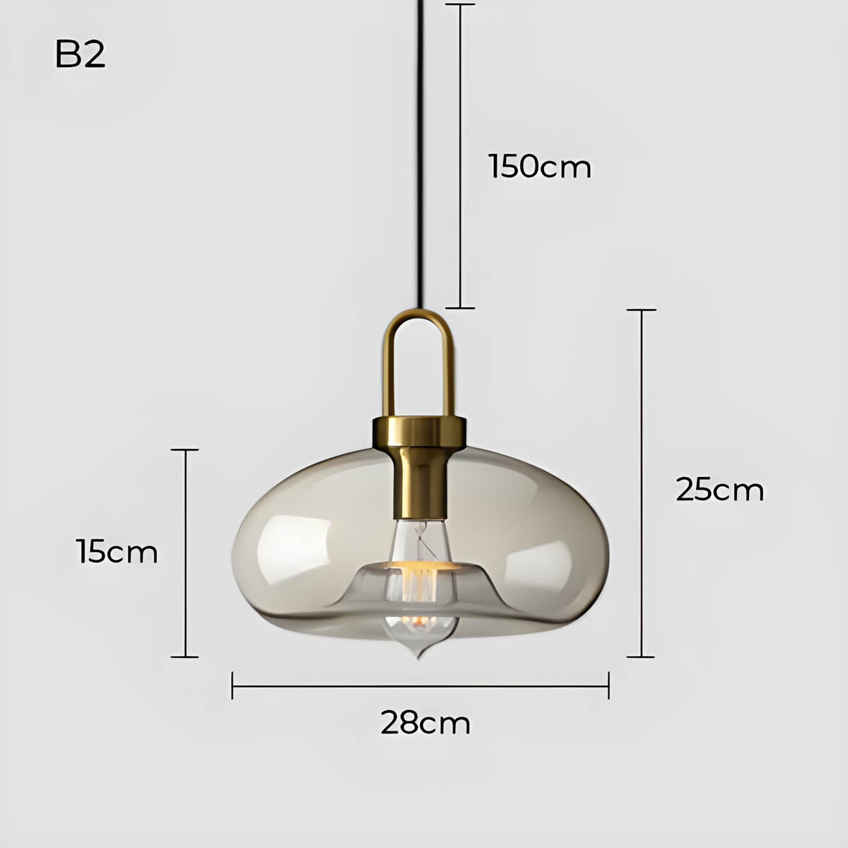 Greenwood Branch Glass Pendant Light — gallery image 23