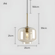 Greenwood Branch Glass Pendant Light — gallery image 19