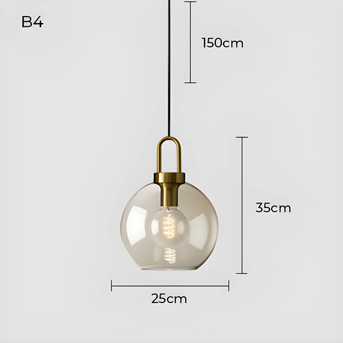 Greenwood Branch Glass Pendant Light — gallery image 15