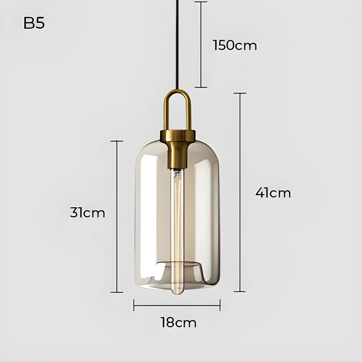 Greenwood Branch Glass Pendant Light — gallery image 24