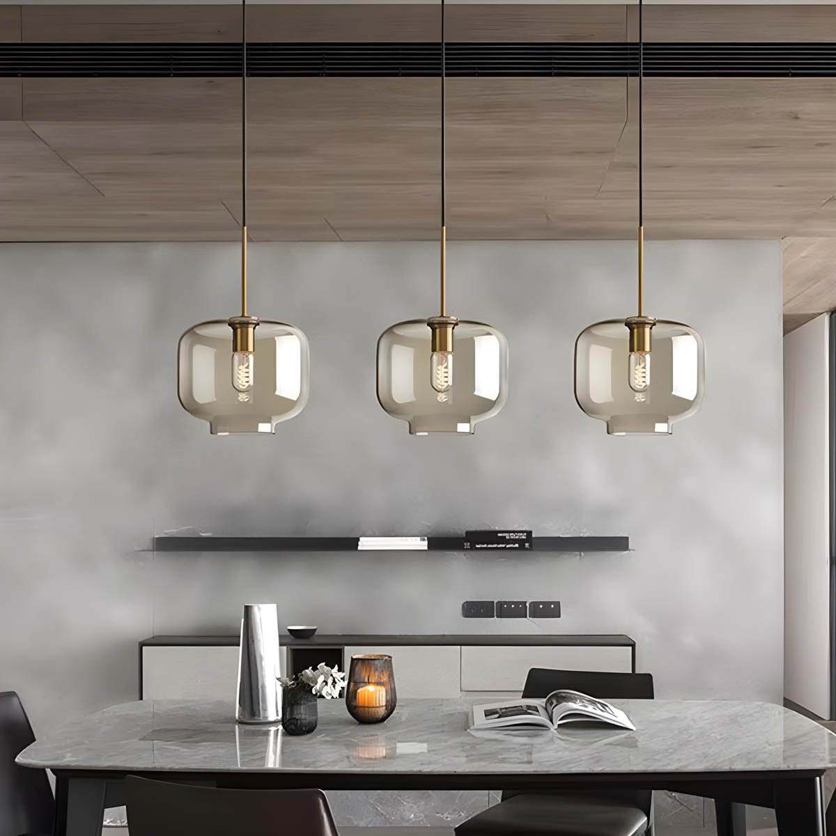 Greenwood Branch Glass Pendant Light — gallery image 7