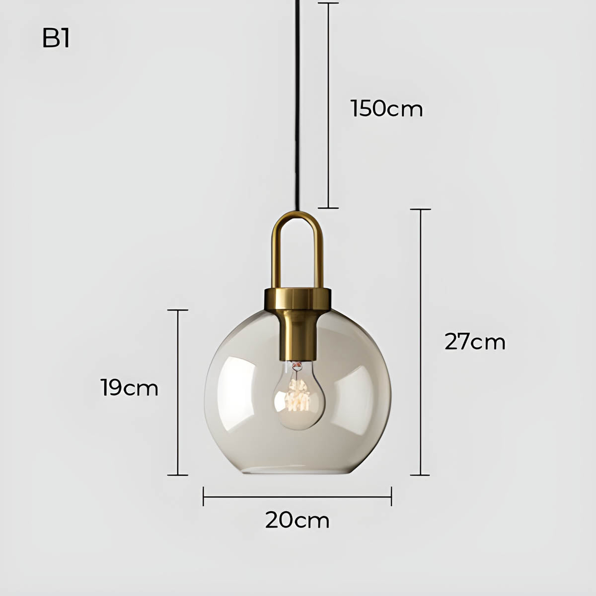 Greenwood Branch Glass Pendant Light — gallery image 22