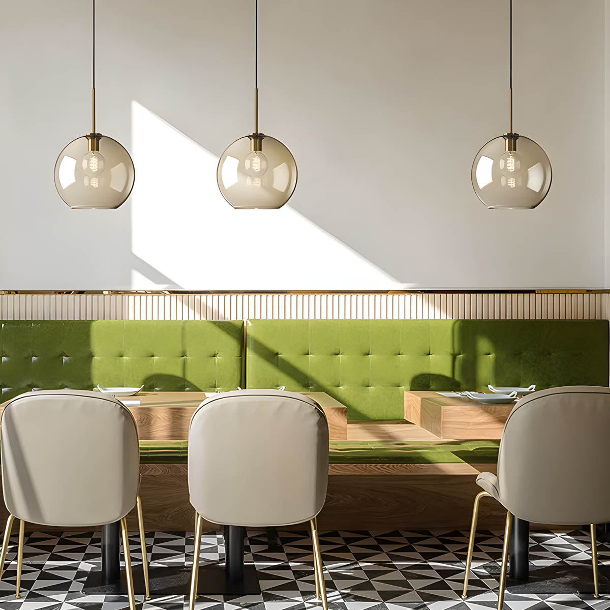 Greenwood Branch Glass Pendant Light — gallery image 8