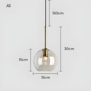 Greenwood Branch Glass Pendant Light — gallery image 16