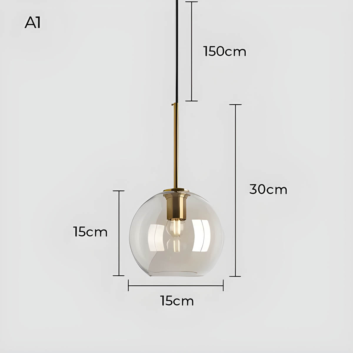 Greenwood Branch Glass Pendant Light — gallery image 16