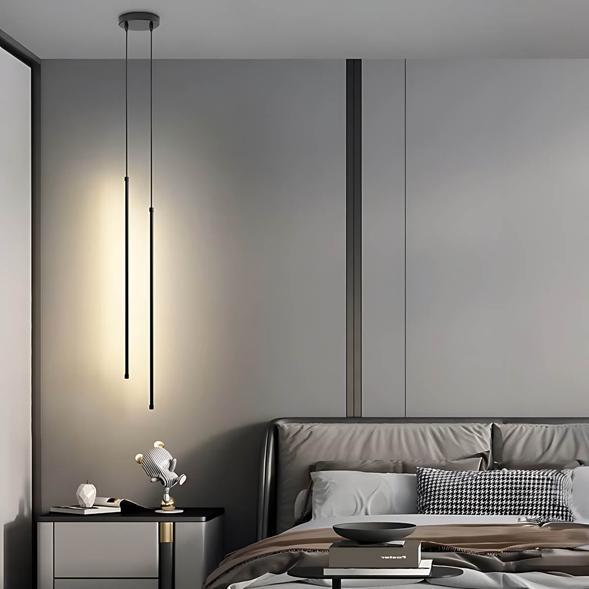 Acorn Branch Aluminum Pendant Light — gallery image 3