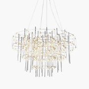 Blackthorn Branch Stainless Steel Chandelier — gallery image 1