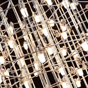 Blackthorn Branch Stainless Steel Chandelier — gallery image 9