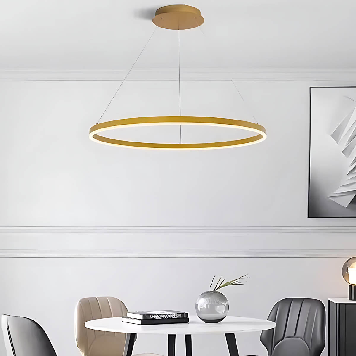 Huckleberry Branch Aluminum Chandelier — gallery image 4