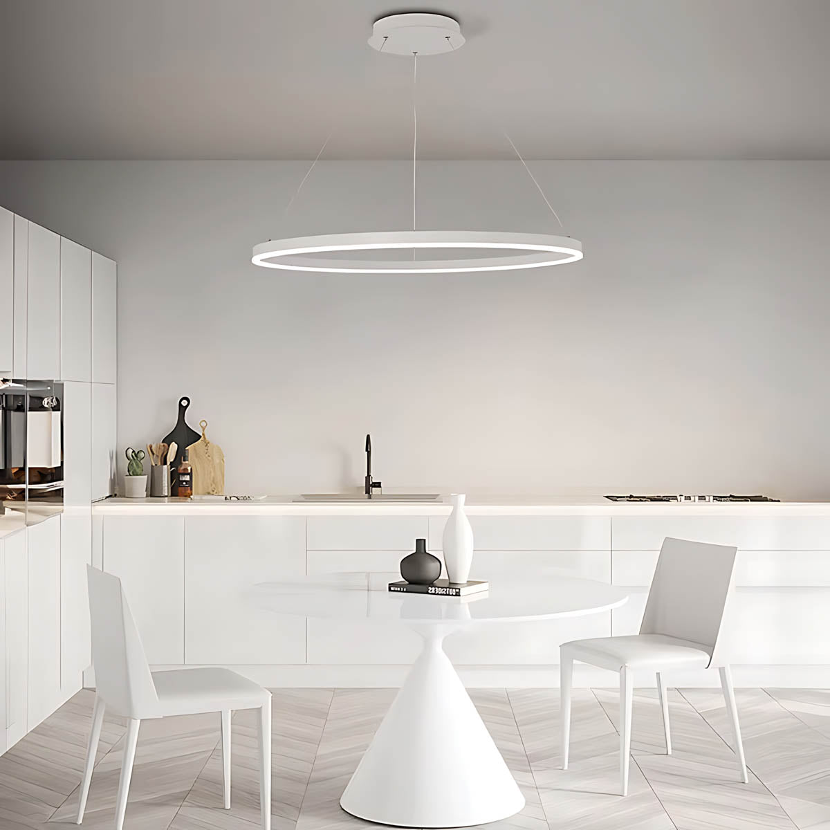 Huckleberry Branch Aluminum Chandelier — gallery image 3