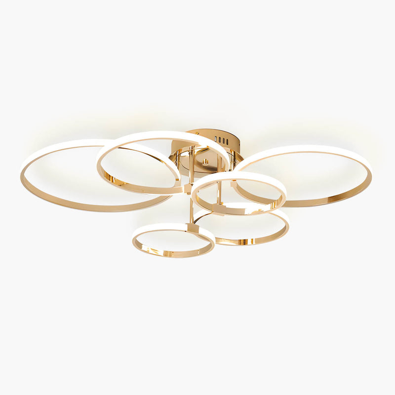 Larchwood Branch Aluminum Chandelier — gallery image 1