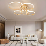 Larchwood Branch Aluminum Chandelier — gallery image 2