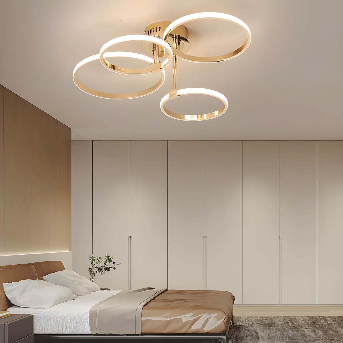 Larchwood Branch Aluminum Chandelier — gallery image 8