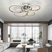 Larchwood Branch Aluminum Chandelier — gallery image 6