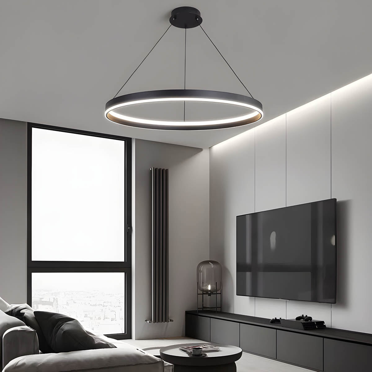 Mapledale Branch Aluminum Chandelier — gallery image 7