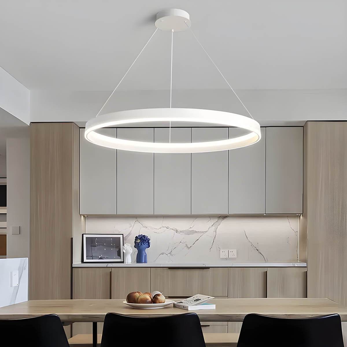 Mapledale Branch Aluminum Chandelier — gallery image 3