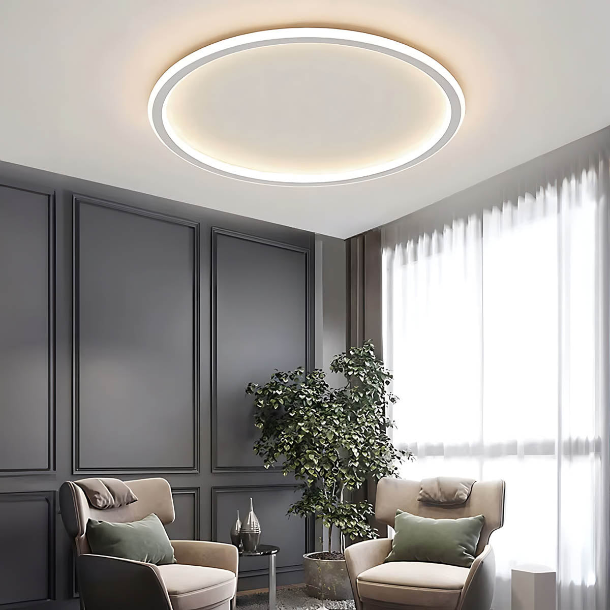 Pemberley Branch Aluminum Ceiling Light — gallery image 6