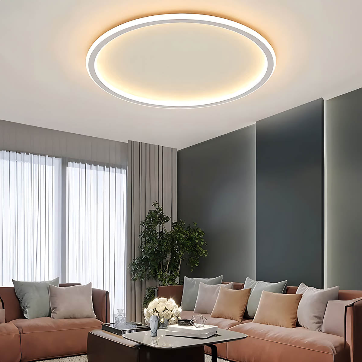 Pemberley Branch Aluminum Ceiling Light — gallery image 7