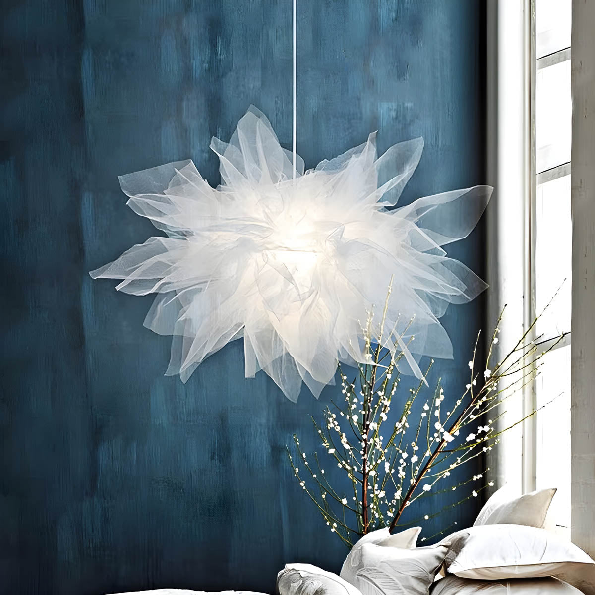 Silverwood Branch Metal Chandelier — gallery image 8