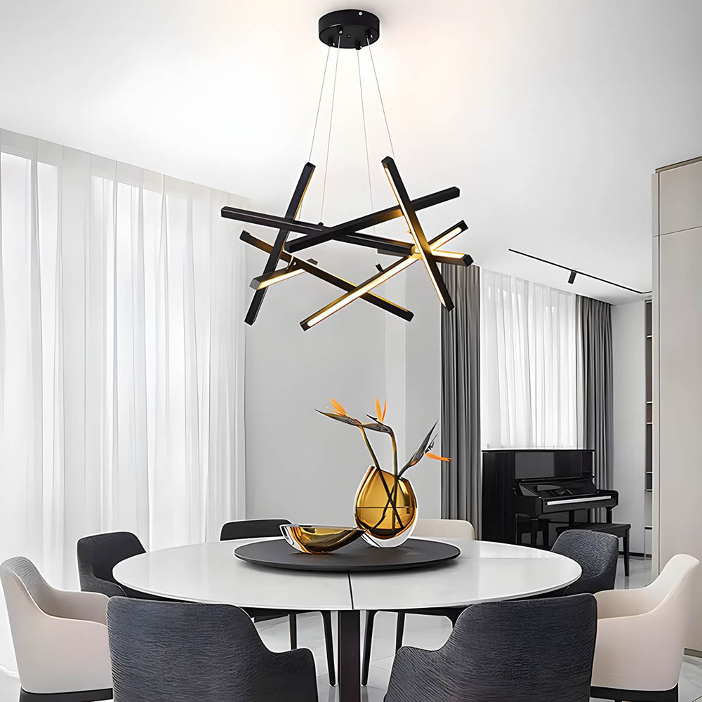 Woodford Branch Acrylic Chandelier — gallery image 4