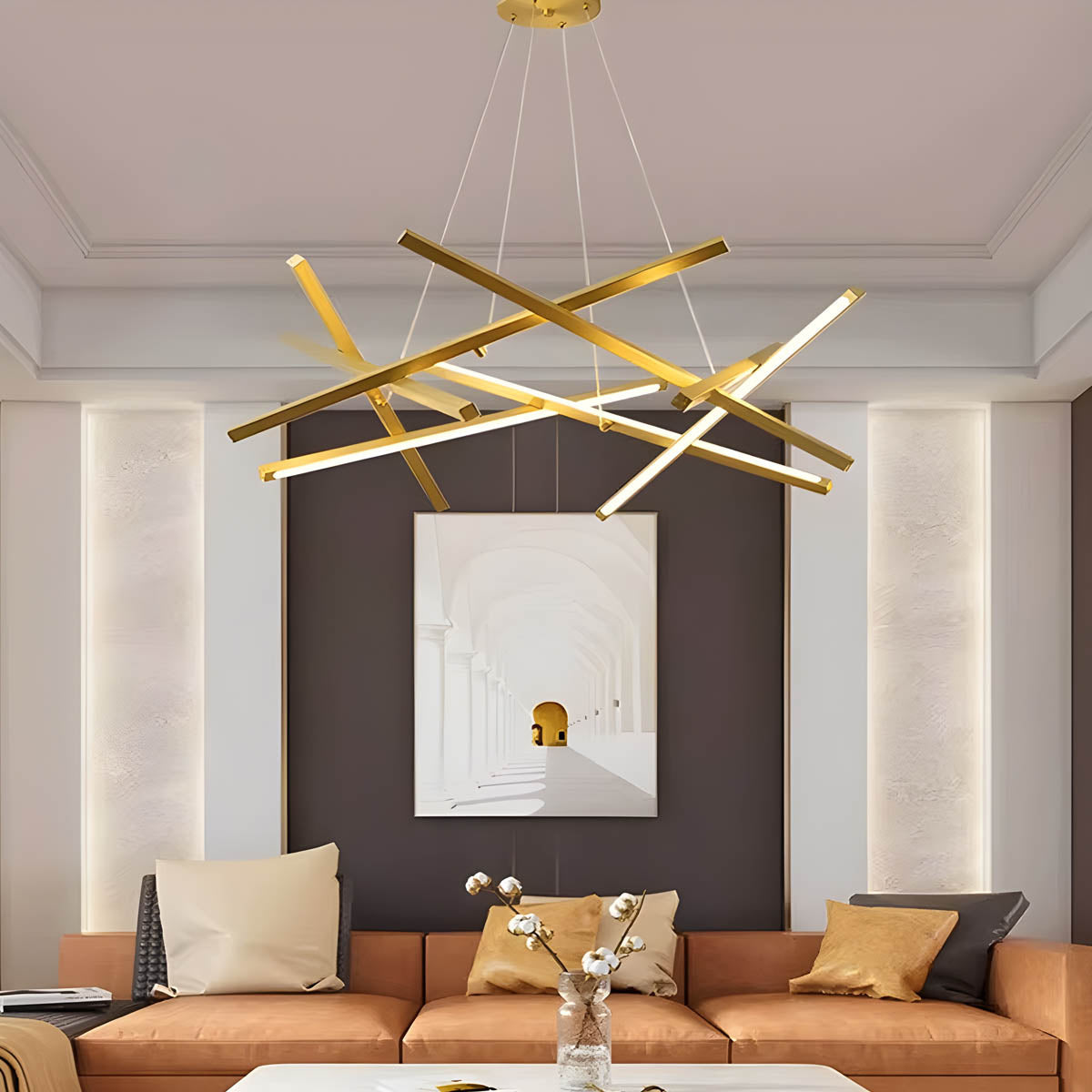 Woodford Branch Acrylic Chandelier — gallery image 3