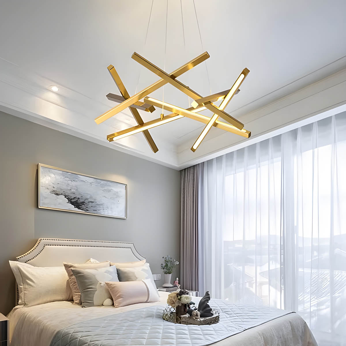 Woodford Branch Acrylic Chandelier — gallery image 10