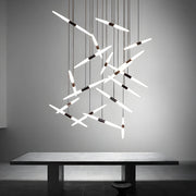 Ashford Drop Aluminum Linear Chandelier — gallery image 8