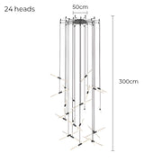 Ashford Drop Aluminum Linear Chandelier — gallery image 17