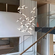 Ashford Drop Aluminum Linear Chandelier — gallery image 9